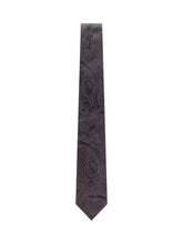ETRO - Cravatta con Motivo Paisley Tonale - Grigio - LIDIASHOPPING® - Official Website