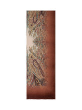 ETRO - Sciarpa Orfeo con Motivo Ornamentale - Marrone - LIDIASHOPPING® - Official Website