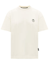 PALM ANGELS - T-shirt Regular con Logo - Bianco - LIDIASHOPPING® - Official Website