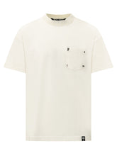 PALM ANGELS - T-shirt con Taschino - Bianco - LIDIASHOPPING® - Official Website