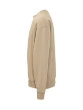 PALM ANGELS - Felpa Girocollo con Logo sul Collo - Beige - LIDIASHOPPING® - Official Website