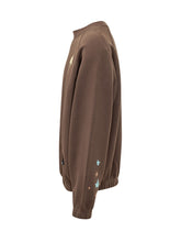 PALM ANGELS - Feel High Reg Crew Sweatshirt - Brown - LIDIASHOPPING® - Official Website