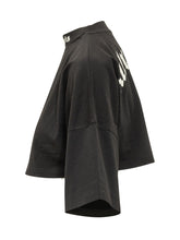 PALM ANGELS - Cropped T-shirt with High Neck - Black - LIDIASHOPPING® - Official Website