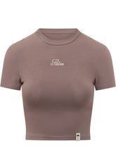 PALM ANGELS - T-shirt Palm Sway Fitted - Viola - LIDIASHOPPING® - Official Website