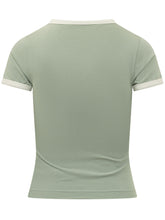 PALM ANGELS - T-shirt Cali Vibes Slim - Verde - LIDIASHOPPING® - Official Website