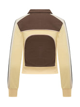 PALM ANGELS - Giacca Sportiva con Pannelli Curvi - Marrone - LIDIASHOPPING® - Official Website