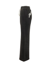 PALM ANGELS - Trousers with Elasticated Drawstring Waist - Black - LIDIASHOPPING® - Official Website