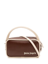 PALM ANGELS - Borsa a Spalla con Logo - Marrone - LIDIASHOPPING® - Official Website