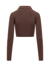 PALM ANGELS - Logo Training Jacket - Brown - LIDIASHOPPING® - Official Website