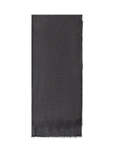 EMPORIO ARMANI - Sciarpa con Logo Jacquard - Grigio - LIDIASHOPPING® - Official Website