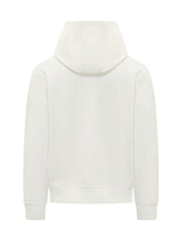 EMPORIO ARMANI - Felpa con Cappuccio e Tasche Laterali - Bianco - LIDIASHOPPING® - Official Website