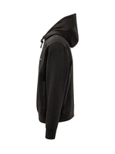EMPORIO ARMANI - Felpa con Cappuccio e Coulisse Annodata - Nero - LIDIASHOPPING® - Official Website