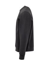 EMPORIO ARMANI - Felpa con Logo Frontale Discreto - Blu - LIDIASHOPPING® - Official Website