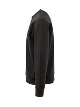 EMPORIO ARMANI - Felpa con Logo Frontale Discreto - Nero - LIDIASHOPPING® - Official Website