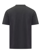 EMPORIO ARMANI - T-shirt con Logo Centrale - Blu - LIDIASHOPPING® - Official Website