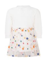 STELLA MCCARTNEY KIDS - Abito con Ricami ad Arco e Stelle - Bianco - LIDIASHOPPING® - Official Website