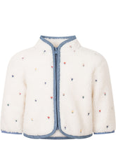 STELLA MCCARTNEY KIDS - Giacca con Ricami Floreali - Bianco - LIDIASHOPPING® - Official Website
