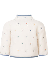 STELLA MCCARTNEY KIDS - Giacca con Ricami Floreali - Bianco - LIDIASHOPPING® - Official Website