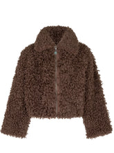 STELLA MCCARTNEY KIDS - Giacca Corta con Colletto e Zip - Marrone - LIDIASHOPPING® - Official Website