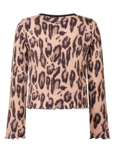 STELLA MCCARTNEY KIDS - Top Corto con Stampa Animalier - Marrone - LIDIASHOPPING® - Official Website