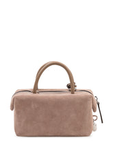 MAX MARA - Borsa a Mano Holdalls Suede - Marrone - LIDIASHOPPING® - Official Website