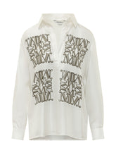 MAX MARA - Camicia Filtro con Ricamo - Bianco - LIDIASHOPPING® - Official Website
