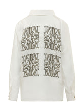 MAX MARA - Camicia Filtro con Ricamo - Bianco - LIDIASHOPPING® - Official Website