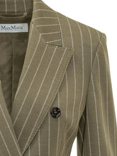 MAX MARA - Balta Double Breasted Blazer - Green - LIDIASHOPPING® - Official Website