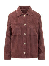 MAX MARA S - Giacca Abisso in Pelle - Rosso - LIDIASHOPPING® - Official Website