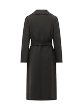 MAX MARA STUDIO - Cles Belted Coat - Black - LIDIASHOPPING® - Official Website
