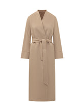 MAX MARA STUDIO - Cappotto Nodo con Cintura - Marrone - LIDIASHOPPING® - Official Website