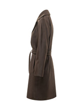 MAX MARA STUDIO - Ravenna Coat with Belt - Brown - LIDIASHOPPING® - Official Website