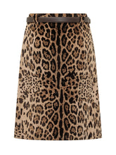 MAX MARA STUDIO - Gonna Falange Animalier - Marrone - LIDIASHOPPING® - Official Website