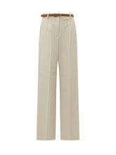 MAX MARA STUDIO - Adunco Wide Leg Trousers - White - LIDIASHOPPING® - Official Website