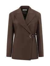 SPORTMAX - Giacca Cinta Monopetto - Marrone - LIDIASHOPPING® - Official Website