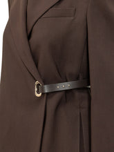 SPORTMAX - Giacca Cinta Monopetto - Marrone - LIDIASHOPPING® - Official Website