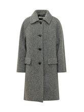 WEEKEND by MAX MARA - Latino Cape Coat with Fringes - Grey - LIDIASHOPPING® - Official Website