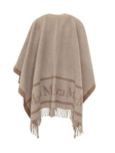 MAX MARA STUDIO - Poncho Pirania - Beige - LIDIASHOPPING® - Official Website