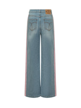 FIORUCCI - Jeans Baggy con Bande Laterali - Blu - LIDIASHOPPING® - Official Website