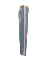 FIORUCCI - Jeans Baggy con Bande Laterali - Blu - LIDIASHOPPING® - Official Website