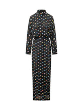 FIORUCCI - Abito Lungo a Camicia con Stampa - Multicolore - LIDIASHOPPING® - Official Website