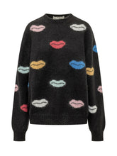 FIORUCCI - Lips Sweater - Black - LIDIASHOPPING® - Official Website