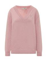 FIORUCCI - Angel Patch V Neck Sweater - Pink - LIDIASHOPPING® - Official Website