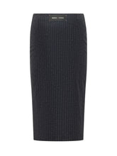 PINKO - Gonna Capena Plissettata con Cintura - Blu - LIDIASHOPPING® - Official Website