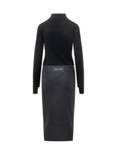 PINKO - Dianella Dress with Side Draping - Blue - LIDIASHOPPING® - Official Website