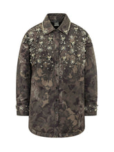 PINKO - Overshirt Barengo - Verde - LIDIASHOPPING® - Official Website