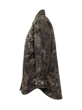 PINKO - Overshirt Barengo - Verde - LIDIASHOPPING® - Official Website