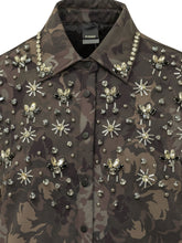 PINKO - Overshirt Barengo - Verde - LIDIASHOPPING® - Official Website