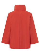 FAY - Cappa con Collo Alto - Rosso - LIDIASHOPPING® - Official Website