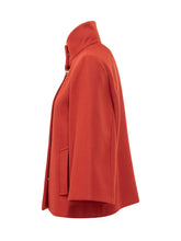 FAY - Cappa con Collo Alto - Rosso - LIDIASHOPPING® - Official Website
